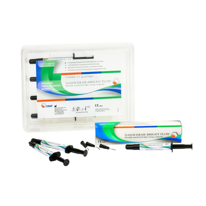 Nanoceram Bright Flowable Composite C1 and D2 VSDent