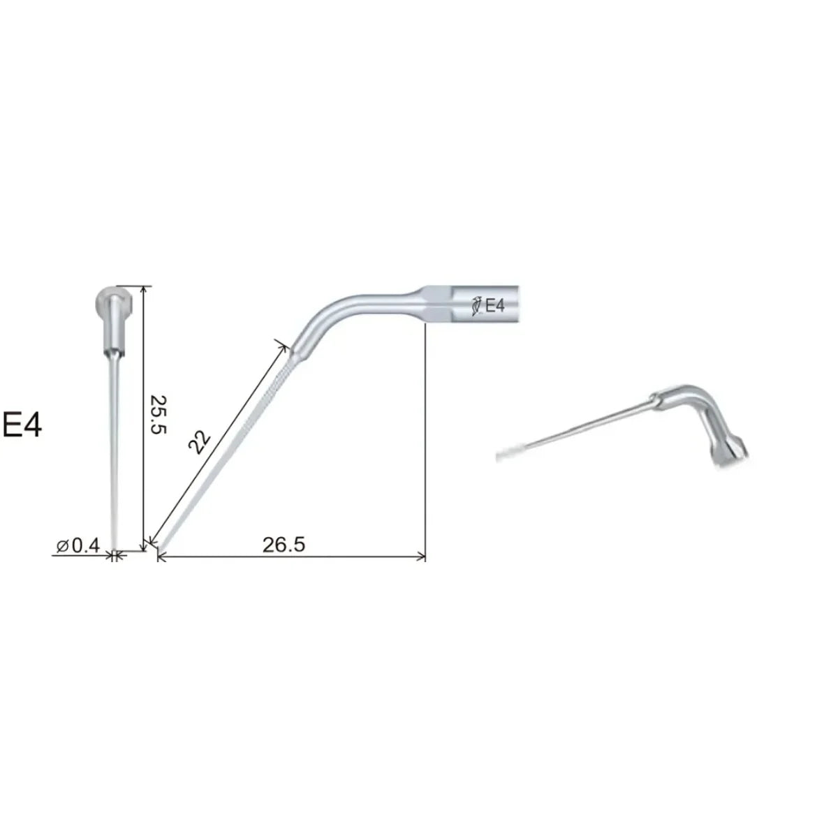 EMS / Woodpecker Compatible Endo Scaler Tips E4