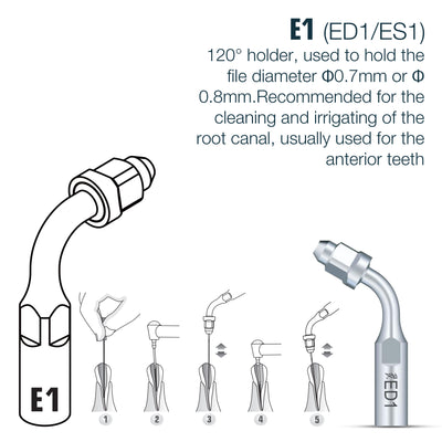 Endo Scaler Tips DTE/ Satelec Compatible (ED) (9613478428947)