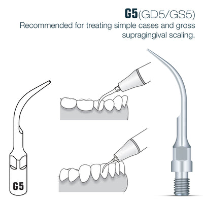 Woodpecker SIRONA Compatible Scaler Tips GS5